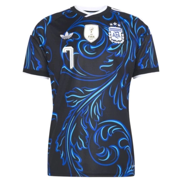 Günstige Argentinien De Paul 7 Kindertrikot Auswärts WM 2026 Kurzarm