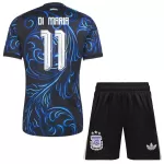 Günstige Argentinien Di Maria 11 Kindertrikot Auswärts WM 2026 Kurzarm