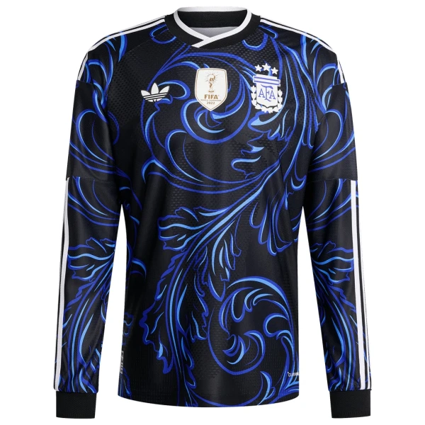 Günstige Argentinien Herrentrikot Auswärts WM 2026 Langarm