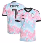 Günstige Belgien De Bruyne 7 Herrentrikot Auswärts WM 2026 Kurzarm