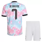Günstige Belgien De Bruyne 7 Kindertrikot Auswärts WM 2026 Kurzarm