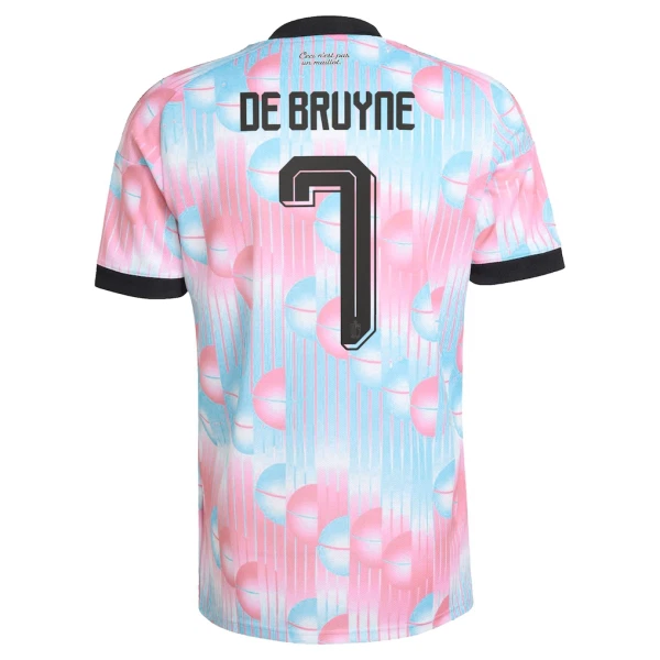 Günstige Belgien De Bruyne 7 Kindertrikot Auswärts WM 2026 Kurzarm