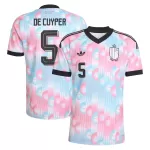 Günstige Belgien De Cuyper 5 Herrentrikot Auswärts WM 2026 Kurzarm