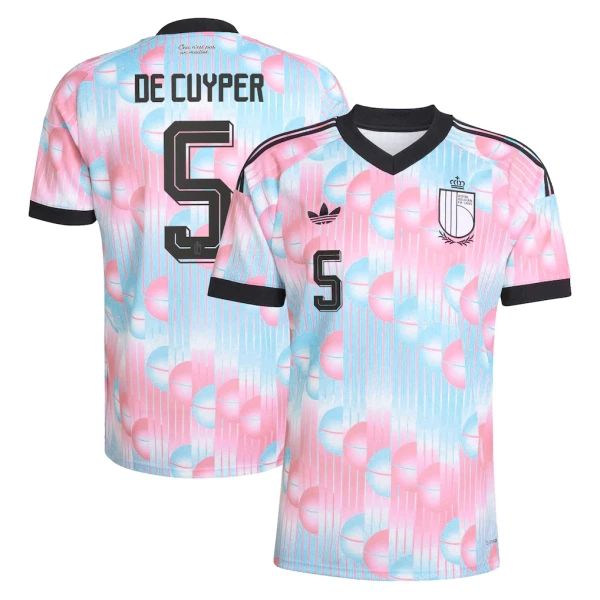 Günstige Belgien De Cuyper 5 Herrentrikot Auswärts WM 2026 Kurzarm