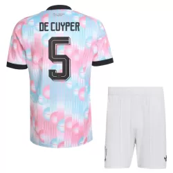 Günstige Belgien De Cuyper 5 Kindertrikot Auswärts WM 2026 Kurzarm