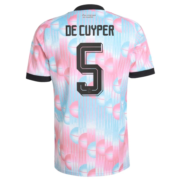 Günstige Belgien De Cuyper 5 Kindertrikot Auswärts WM 2026 Kurzarm