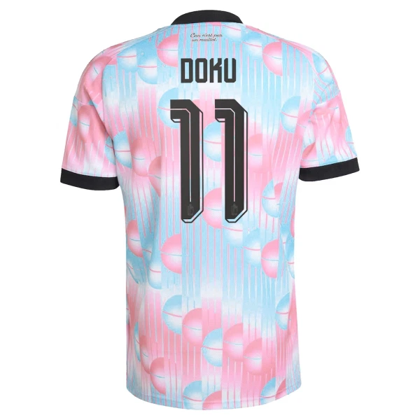 Günstige Belgien Doku 11 Herrentrikot Auswärts WM 2026 Kurzarm