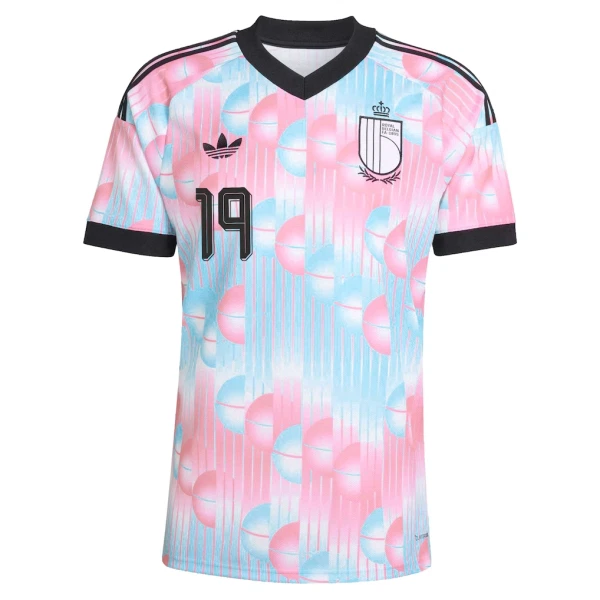 Günstige Belgien Fofana 19 Herrentrikot Auswärts WM 2026 Kurzarm