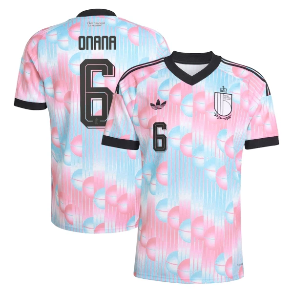 Günstige Belgien Onana 6 Herrentrikot Auswärts WM 2026 Kurzarm Günstige Belgien Onana 6 Herrentrikot Auswärts WM 2026 Kurzarm