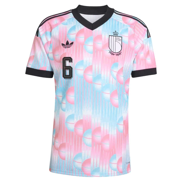 Günstige Belgien Onana 6 Herrentrikot Auswärts WM 2026 Kurzarm