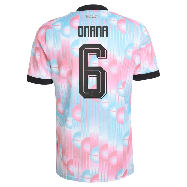 Günstige Belgien Onana 6 Herrentrikot Auswärts WM 2026 Kurzarm