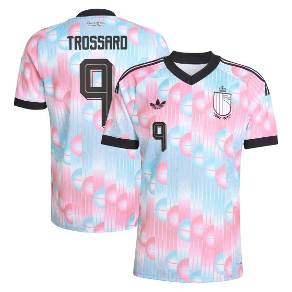Günstige Belgien Trossard 9 Herrentrikot Auswärts WM 2026 Kurzarm Günstige Belgien Trossard 9 Herrentrikot Auswärts WM 2026 Kurzarm