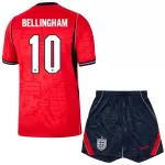 Günstige England Bellingham 10 Kindertrikot Auswärts WM 2026 Kurzarm