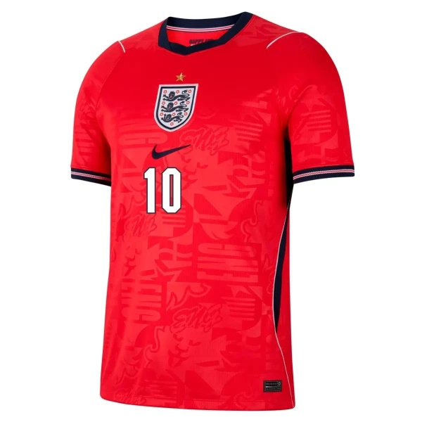 Günstige England Bellingham 10 Kindertrikot Auswärts WM 2026 Kurzarm