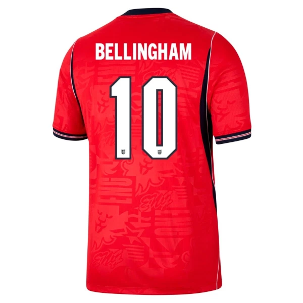 Günstige England Bellingham 10 Kindertrikot Auswärts WM 2026 Kurzarm