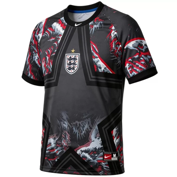 Günstige England Lifestyle Torwart Herrentrikot WM 2026 Kurzarm Schwarze Günstige England Lifestyle Torwart Herrentrikot WM 2026 Kurzarm Schwarze