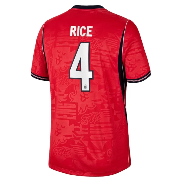 Günstige England Rice 4 Herrentrikot Auswärts WM 2026 Kurzarm