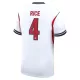 Günstige England Rice 4 Kindertrikot Heim WM 2026 Kurzarm