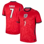Günstige England Saka 7 Herrentrikot Auswärts WM 2026 Kurzarm