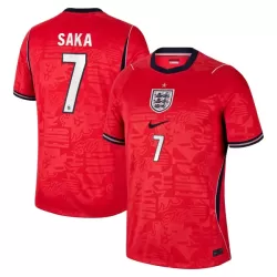 Günstige England Saka 7 Herrentrikot Auswärts WM 2026 Kurzarm
