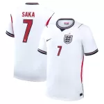 Günstige England Saka 7 Herrentrikot Heim WM 2026 Kurzarm