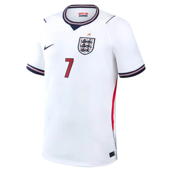 Günstige England Saka 7 Herrentrikot Heim WM 2026 Kurzarm