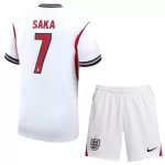 Günstige England Saka 7 Kindertrikot Heim WM 2026 Kurzarm