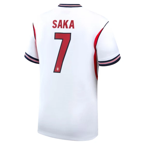 Günstige England Saka 7 Kindertrikot Heim WM 2026 Kurzarm