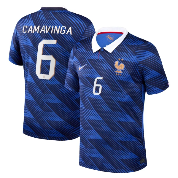 Günstige Frankreich Camavinga 6 Herrentrikot Heim WM 2026 Kurzarm