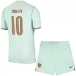 Günstige Frankreich Mbappé 10 Kindertrikot Auswärts WM 2026 Kurzarm
