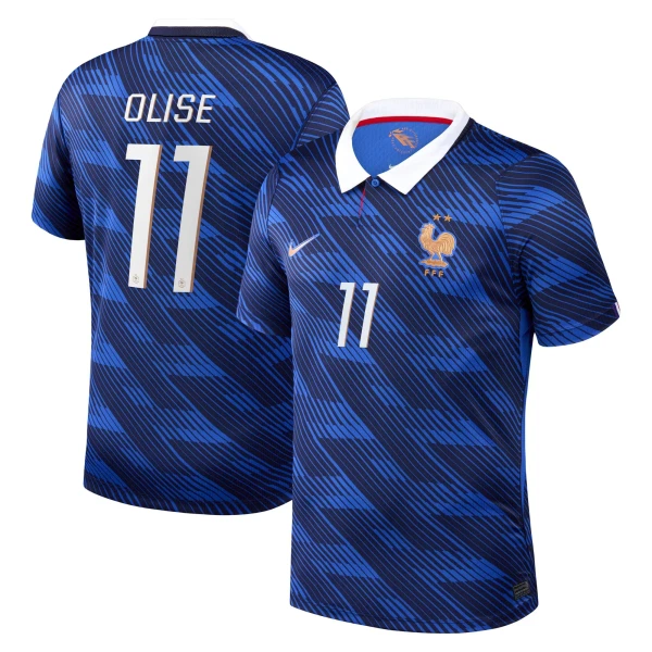 Günstige Frankreich Olise 11 Herrentrikot Heim WM 2026 Kurzarm Günstige Frankreich Olise 11 Herrentrikot Heim WM 2026 Kurzarm