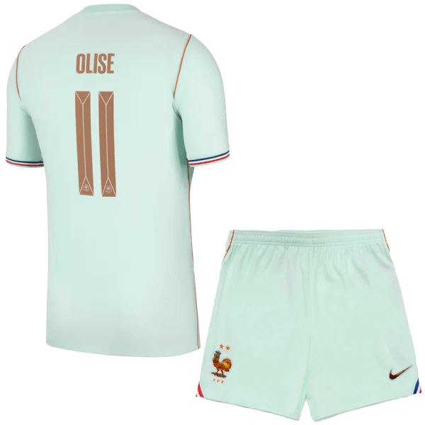 Günstige Frankreich Olise 11 Kindertrikot Auswärts WM 2026 Kurzarm Günstige Frankreich Olise 11 Kindertrikot Auswärts WM 2026 Kurzarm