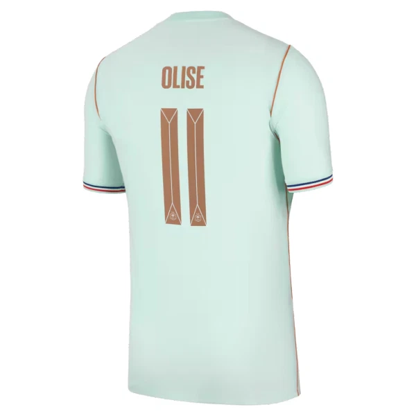Günstige Frankreich Olise 11 Kindertrikot Auswärts WM 2026 Kurzarm