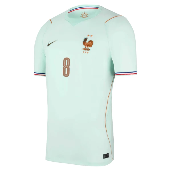 Günstige Frankreich Tchouameni 8 Kindertrikot Auswärts WM 2026 Kurzarm