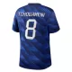 Günstige Frankreich Tchouameni 8 Kindertrikot Heim WM 2026 Kurzarm