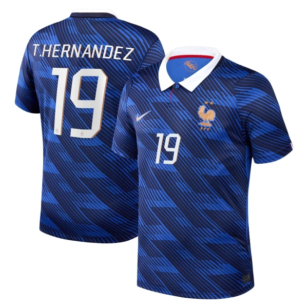 Günstige Frankreich Theo Hernandez 19 Herrentrikot Heim WM 2026 Kurzarm Günstige Frankreich Theo Hernandez 19 Herrentrikot Heim WM 2026 Kurzarm