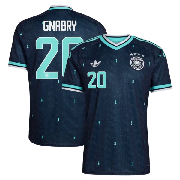 Günstige Deutschland Gnabry 20 Herrentrikot Auswärts WM 2026 Kurzarm Günstige Deutschland Gnabry 20 Herrentrikot Auswärts WM 2026 Kurzarm