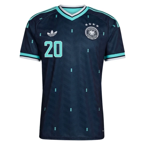 Günstige Deutschland Gnabry 20 Herrentrikot Auswärts WM 2026 Kurzarm