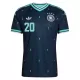 Günstige Deutschland Gnabry 20 Herrentrikot Auswärts WM 2026 Kurzarm