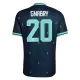 Günstige Deutschland Gnabry 20 Herrentrikot Auswärts WM 2026 Kurzarm