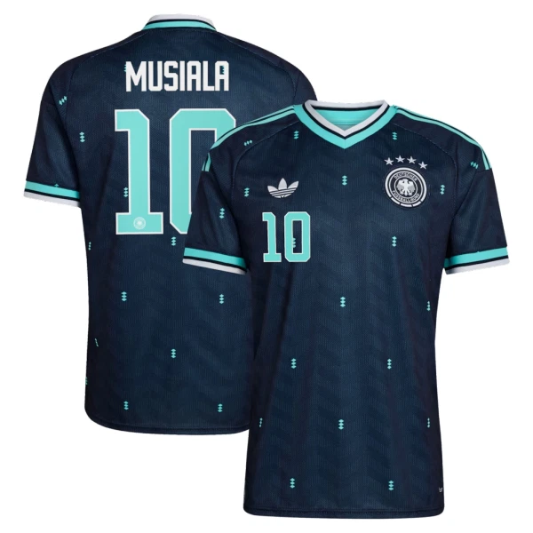 Günstige Deutschland Musiala 10 Herrentrikot Auswärts WM 2026 Kurzarm Günstige Deutschland Musiala 10 Herrentrikot Auswärts WM 2026 Kurzarm