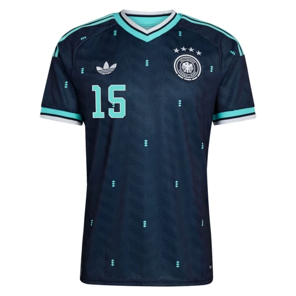 Günstige Deutschland N. Schlotterbeck 15 Herrentrikot Auswärts WM 2026 Kurzarm