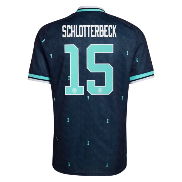 Günstige Deutschland N. Schlotterbeck 15 Herrentrikot Auswärts WM 2026 Kurzarm