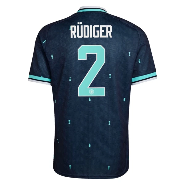 Günstige Deutschland Rudiger 2 Herrentrikot Auswärts WM 2026 Kurzarm
