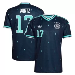 Günstige Deutschland Wirtz 17 Herrentrikot Auswärts WM 2026 Kurzarm