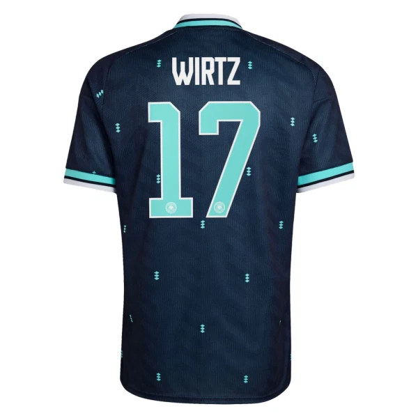 Günstige Deutschland Wirtz 17 Kindertrikot Auswärts WM 2026 Kurzarm