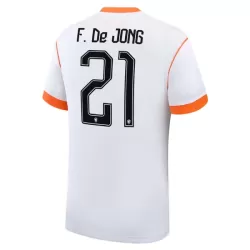 Günstige Niederlande Frenkie de Jong 21 Herrentrikot Auswärts WM 2026 Kurzarm
