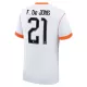 Günstige Niederlande Frenkie de Jong 21 Herrentrikot Auswärts WM 2026 Kurzarm