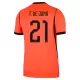 Günstige Niederlande Frenkie de Jong 21 Herrentrikot Heim WM 2026 Kurzarm