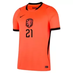 Günstige Niederlande Frenkie de Jong 21 Herrentrikot Heim WM 2026 Kurzarm